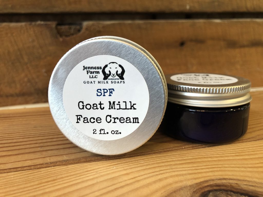 Goat Milk Face Cream SPF 20 (2oz) Jenness Farm Blog